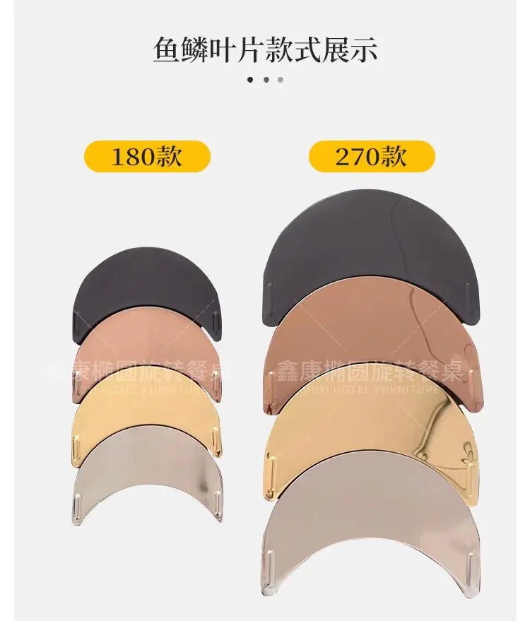 Rectangle electric vegetable turntable Oval stainless steel conveyor belt home dining table Automatic rotary display turntable