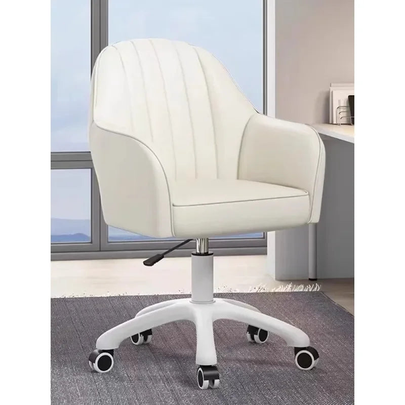 Nordic Home Computer Chair Office  Book Desk Chair Sliding Wheelchair Dormitory Lifting Chair Sofa Comfortable Bedroom
