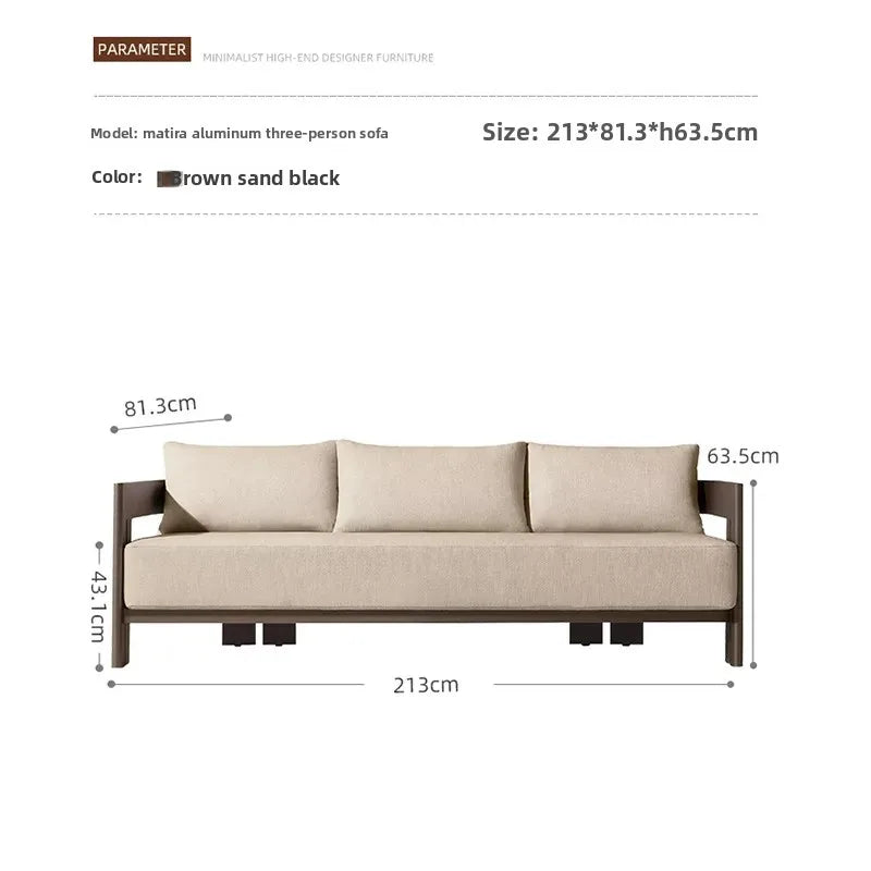 Courtyard Sofa, Outdoor Relaxation, Outdoor Lounge Chair, Villa Garden Table, High-end Furniture Set, Garden Furniture