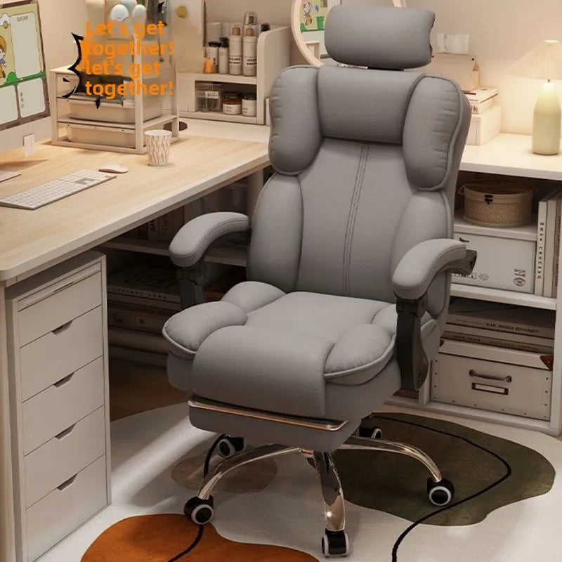 Ergonomic Computer Chair Gaming Office Chair Backrest Swivel Boss Seat Durable Desk Chair for Students Office Chair Furniture