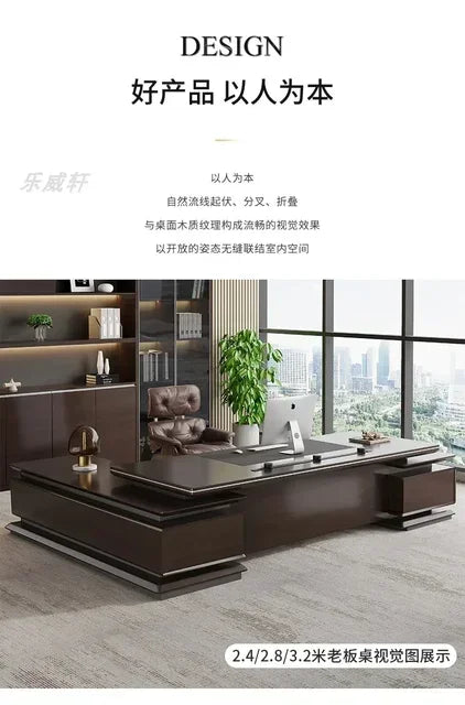 Aesthetic Executive Office Executive Desk Reading Minimalist Table Computer Tables Coffee Reception Tavolino Hotel Furniture