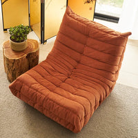 Lounge Bean Bag Chair for Adult Armless Lazy Floor Sofa Fireside Chair for Living Room Gaming Room Bedroom Soft Corduroy Couch