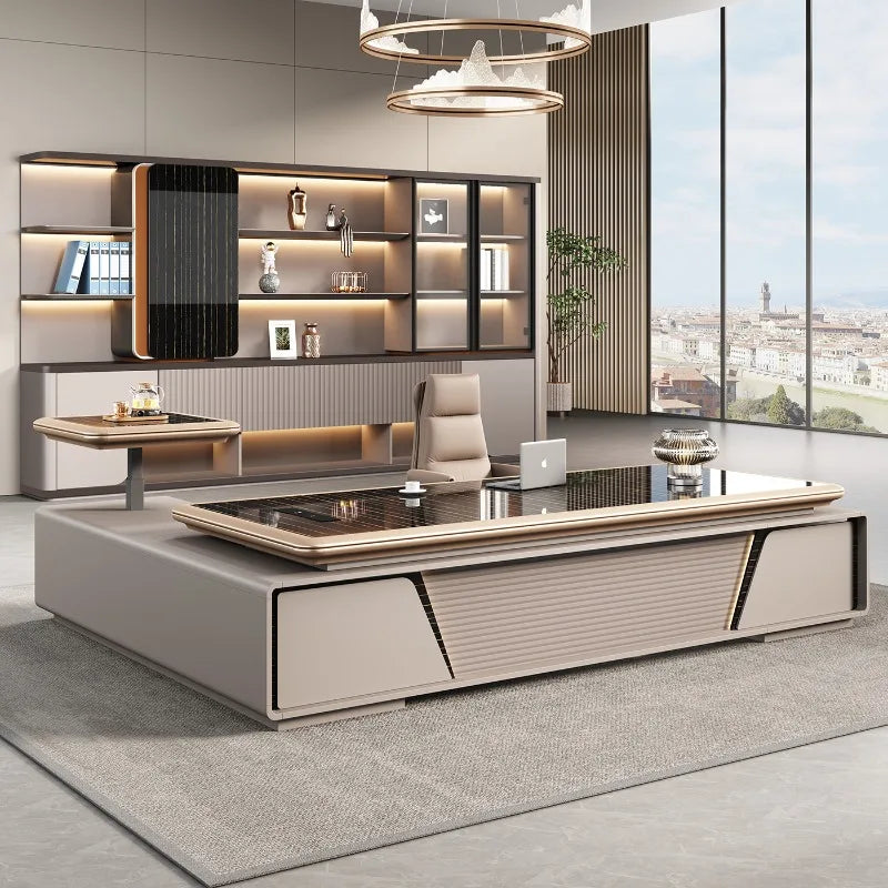 Bedroom Computer Office Desk Cheap Computer Gaming Drawer Conference Office Desk Reception Space Saving Tavolo Salon Furniture