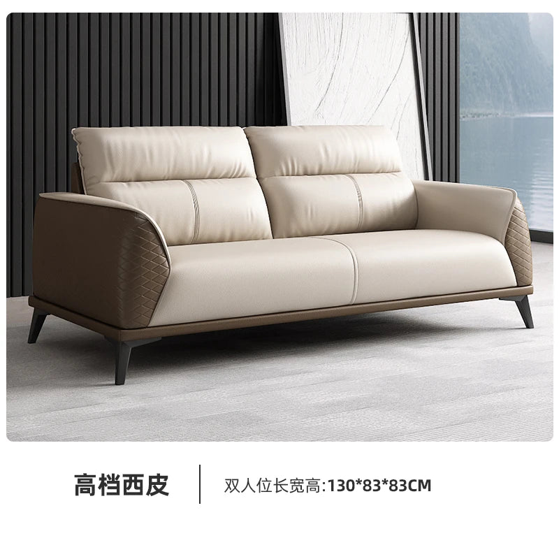 Office Sofa Business Simple Modern Rest Area Three-person Meeting Room Reception Negotiation Coffee Table Combination Office