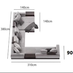 Elegant Luxury Living Room Sofas Italian Minimalist Comfortable Reclining Sofa Relaxing Balcony Muebles Postmodern Furniture