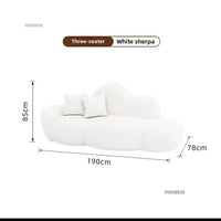 Simple Small Apartment Living Room Sofas Nordic Home Balcony Single Back Sofa Chair Beauty Salon Lounge Reception Double Sofas