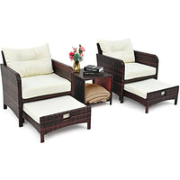 Hot SalesDygj Modern Design Outdoor Patio Furniture Durable & Comfortable Wicker Rattan Sofa Set & Garden Chair For Courtyard &