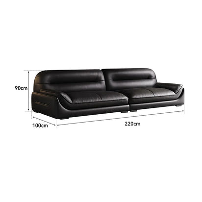Lounge Leather Filler Sofa Living Room Luxury Italian Nordic Lazy Couch Recliner Mini 3 Seater Divani Da Soggiorno Furniture