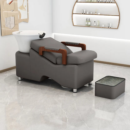 Luxury Premium Shampoo Chair Minimalist Simple Shampoo Chairs Moveis Para Salão De Beleza Baratos Cabeleireiro Salon Furniture