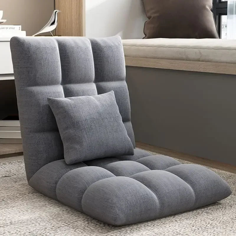 Floating Window Chair Lazy Person Sofa Single Person Tatami Bedroom Balcony Dormitory Small Bed Backrest Chair Folding
