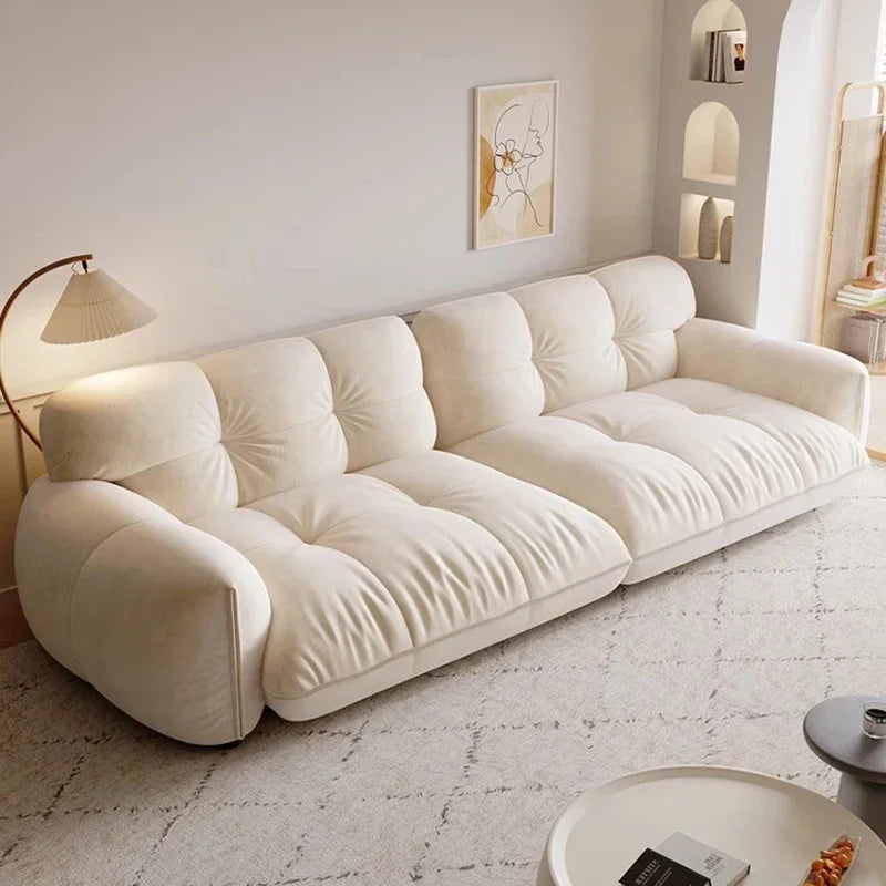 Classic Family Living Room Sofas Recliner Modern Minimalist Luxury Sofa Multifunctional Relaxing Woonkamer Banken Home Furniture