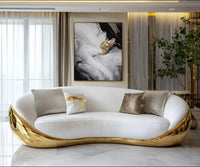 Modern Design Living Room Furniture Combination Leather Luxury Sofa Set