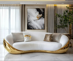 Modern Design Living Room Furniture Combination Leather Luxury Sofa Set