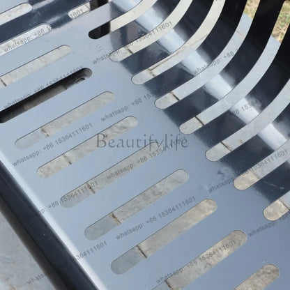Great Quality Outdoor Metal Garden Bench Street Leisure Public Steel Bench