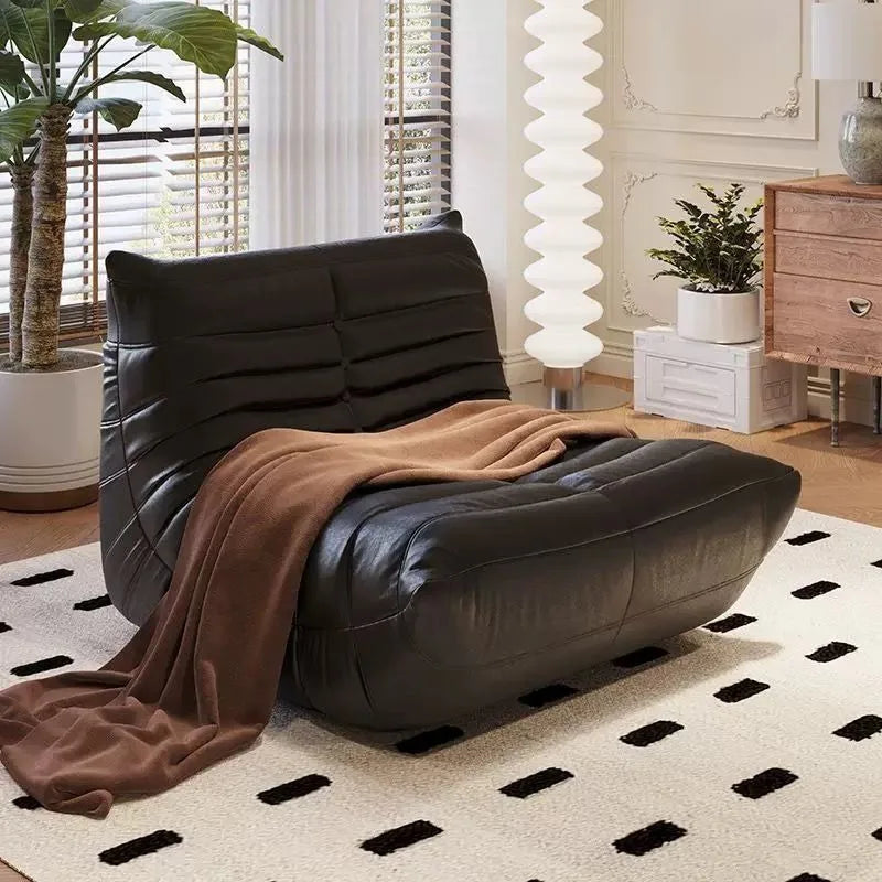 Caterpillar lazy sofa living room bedroom balcony tatami single sleeping comfortable and durable ins wind explosion