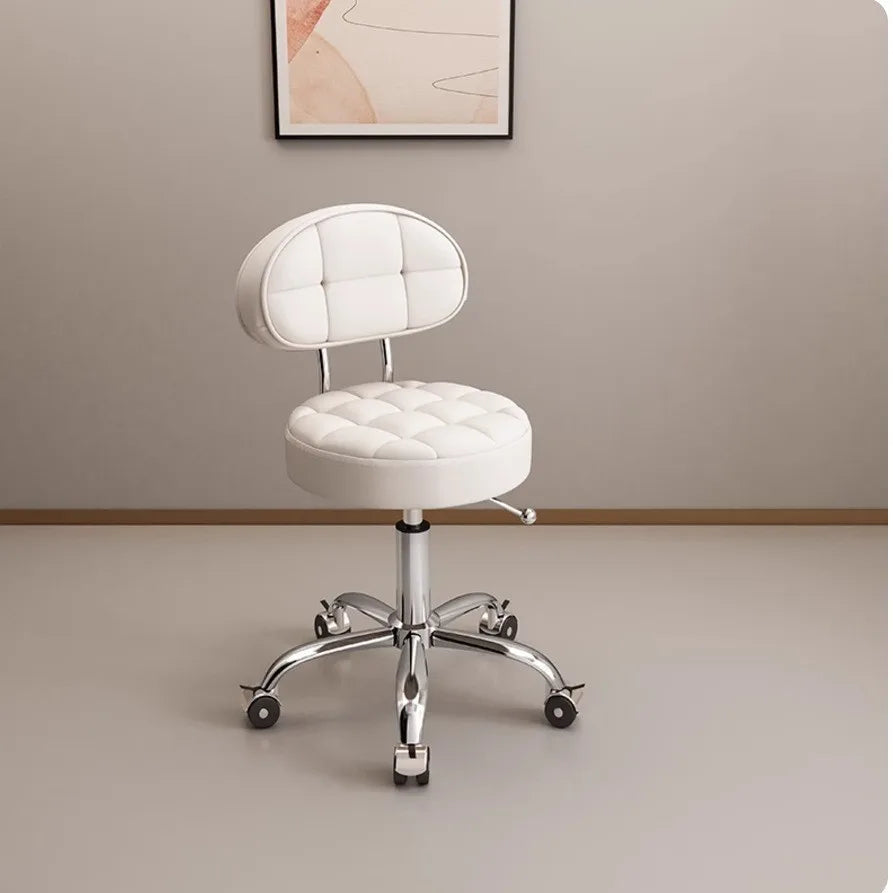 Big work stool hair cutting chair rotating lifting round stool pulley hair salon special beauty stool