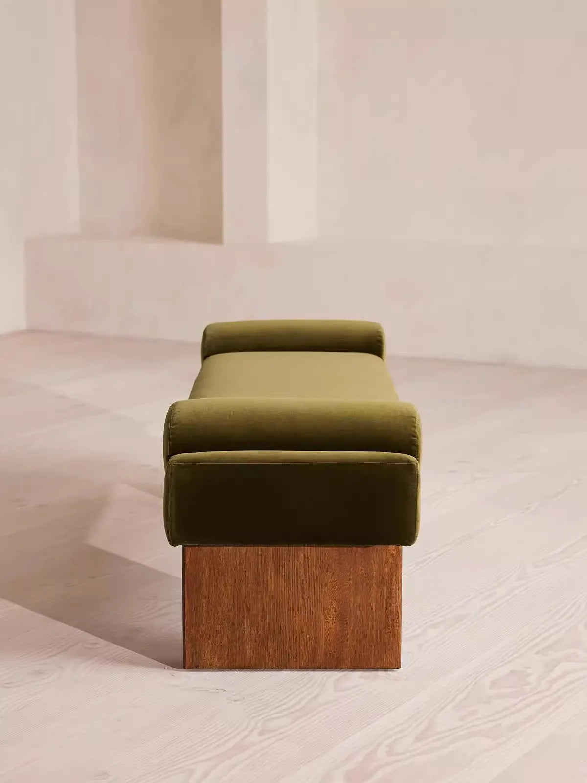French retro style sofa bench stool living room pedal entrance shoe change stool bedroom bedside stool senior feeling cloakroom