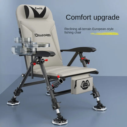All Terrain European Fishing Chair Multi function Wild Diaotai Folding Portable Fishing Chair Can Be Reclining Fishing Chair