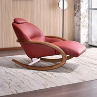 New Chinese solid wood leisure rocking chair designer living room balcony single recliner home lounge sofa for relaxation