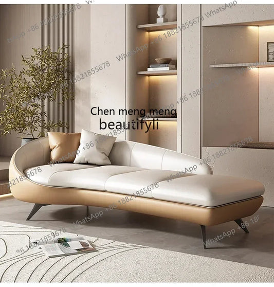 xx1Modern curved sofa living room deck chair hotel homestay leisure beauty couch