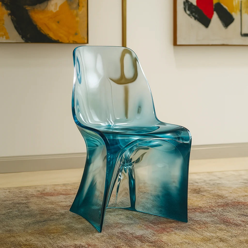 Customize Transparent Luxury Furniture Resin Dinning Chair Chair Handcrafts for Living Room ,hotel, Club