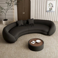 YH8  Italian light luxury semi-circular curved sofa special-shaped senior designer beauty salon hotel reception