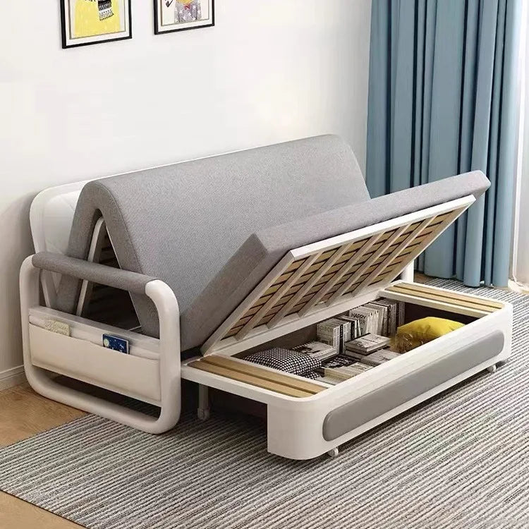 retractable small apartment living room, push pull single double sofa foldable