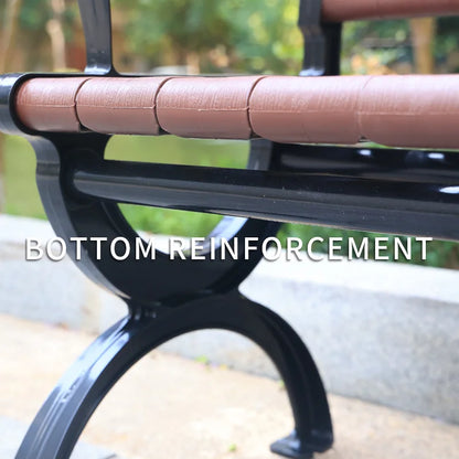 Park Garden Bench Urban Furniture Park Benches Outside Custom Seat Wood Sitting Plastic Wood Outdoor Wooden Bench