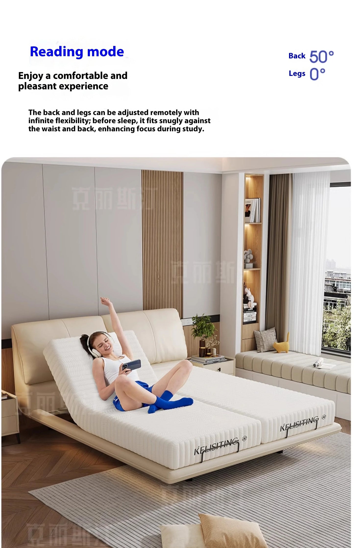 Soft Luxury Modern Double Bed Lift Up Electric Adults Smart Double Bed Queen Mattress Camas De Dormitorio Bedroom Furniture
