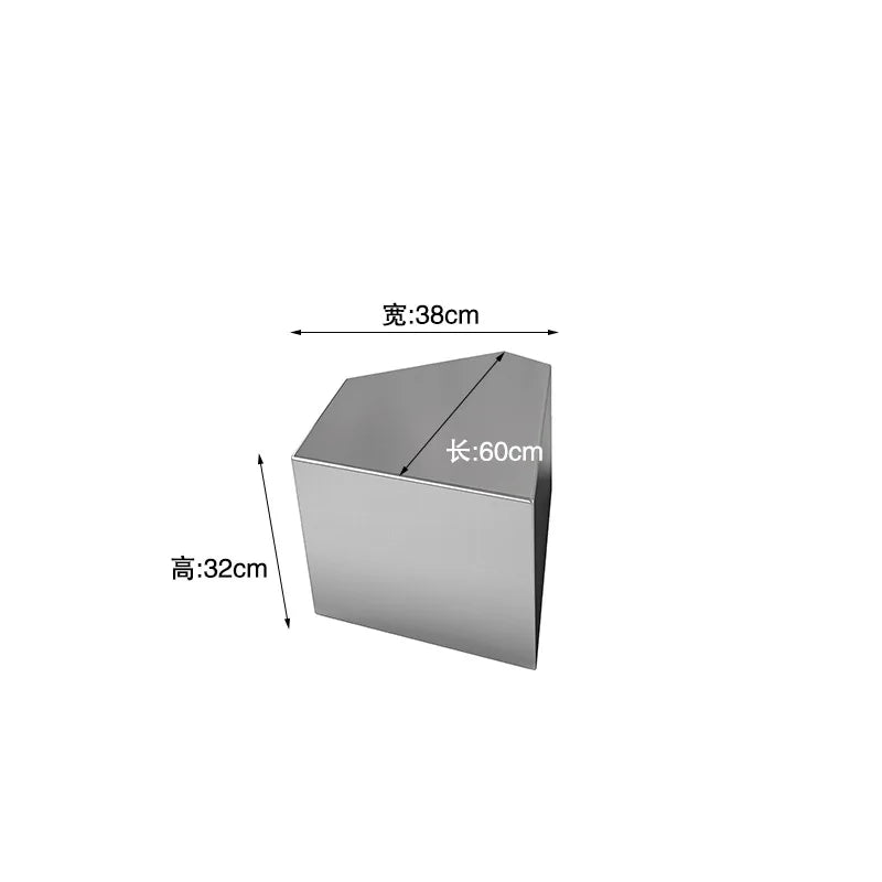 Stainless Steel Coffee Table Light Luxury Modern Simple Coffee Table Fashionable Creative Living Room Furniture Quemo YS40CC
