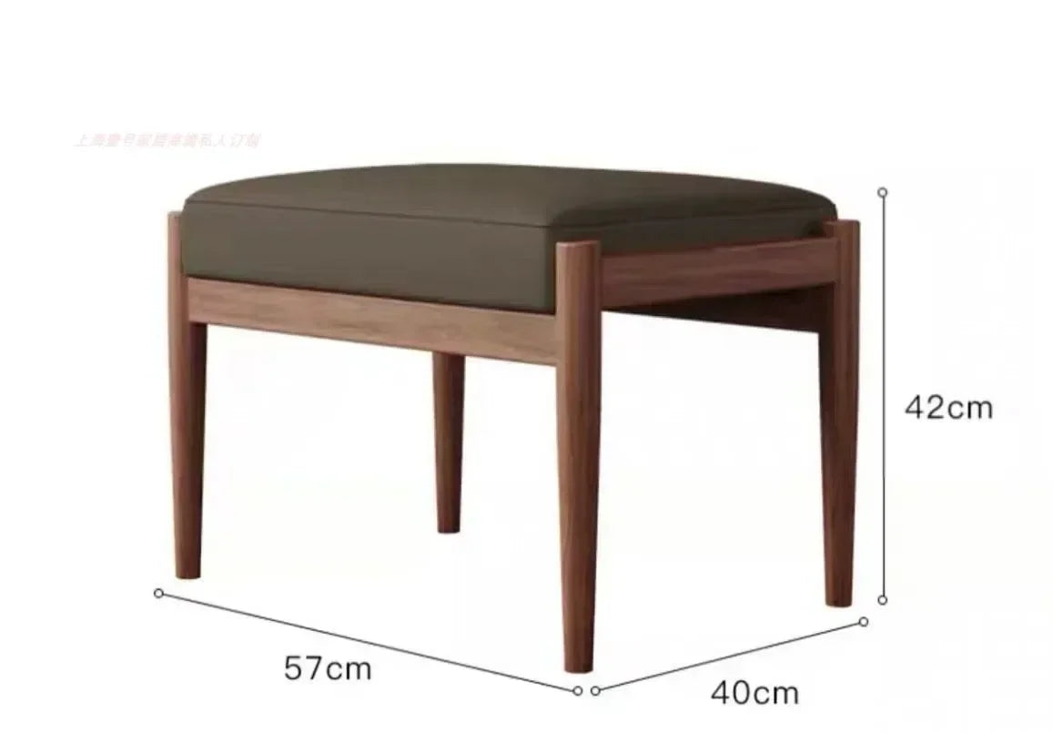 Sofa chair art sofa, solid wood leisure, creative space