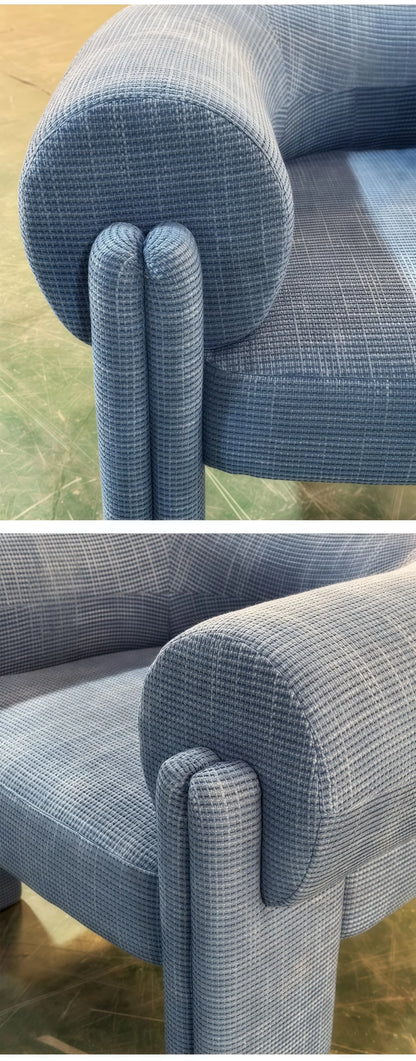 Nordic Club Single Sofa Chair Designer Armchair Hotel Model Living Room Balcony Cloth Leisure Chair