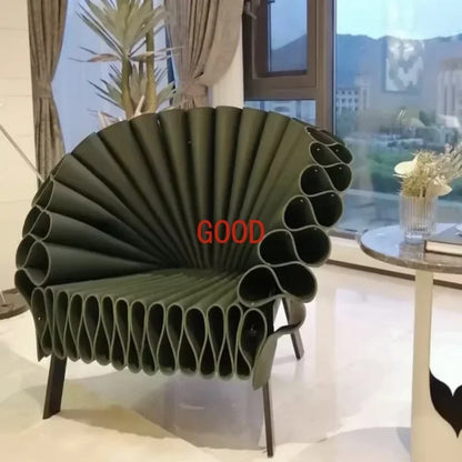 Nordic minimalist living room special-shaped single sofa chair