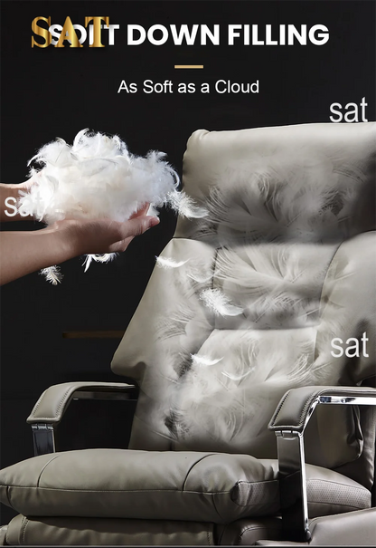 Electric massage boss chair, computer chair, comfortable sitting, office chair, backrest, reclining sofa chair