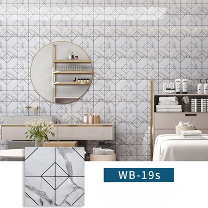 Self-adhesive Metal Mosaic Tiles Aluminum Composite Backsplash Gold Windmill Mosaic Glass Self-adhesive Kitchen Wall Decoration.