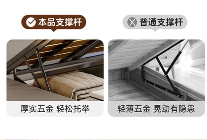 Queen Storage Bed Bedroom King Size Double Modern Frame Bed Headboard Luxury Sleeping Camas De Dormitorio Home Accessories