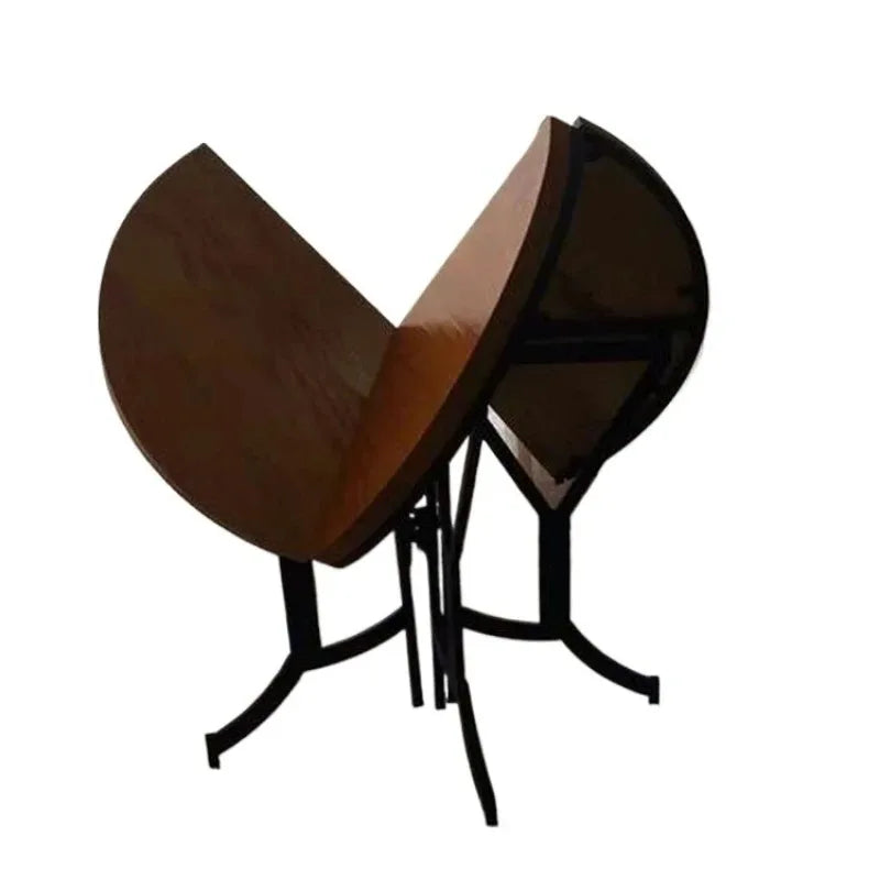 Kitchen Legs Dining Table Nordic Space Saving Vanity Folding Dining Table Wooden Design Mesa Plegable Furnitures