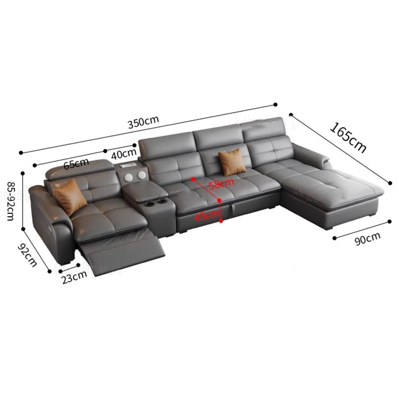 Italian Modern Sofas Minimalist Living Room Electric Lazy Sofas Relax Armchairs Apartment Articulos Para El Hogar Accessories