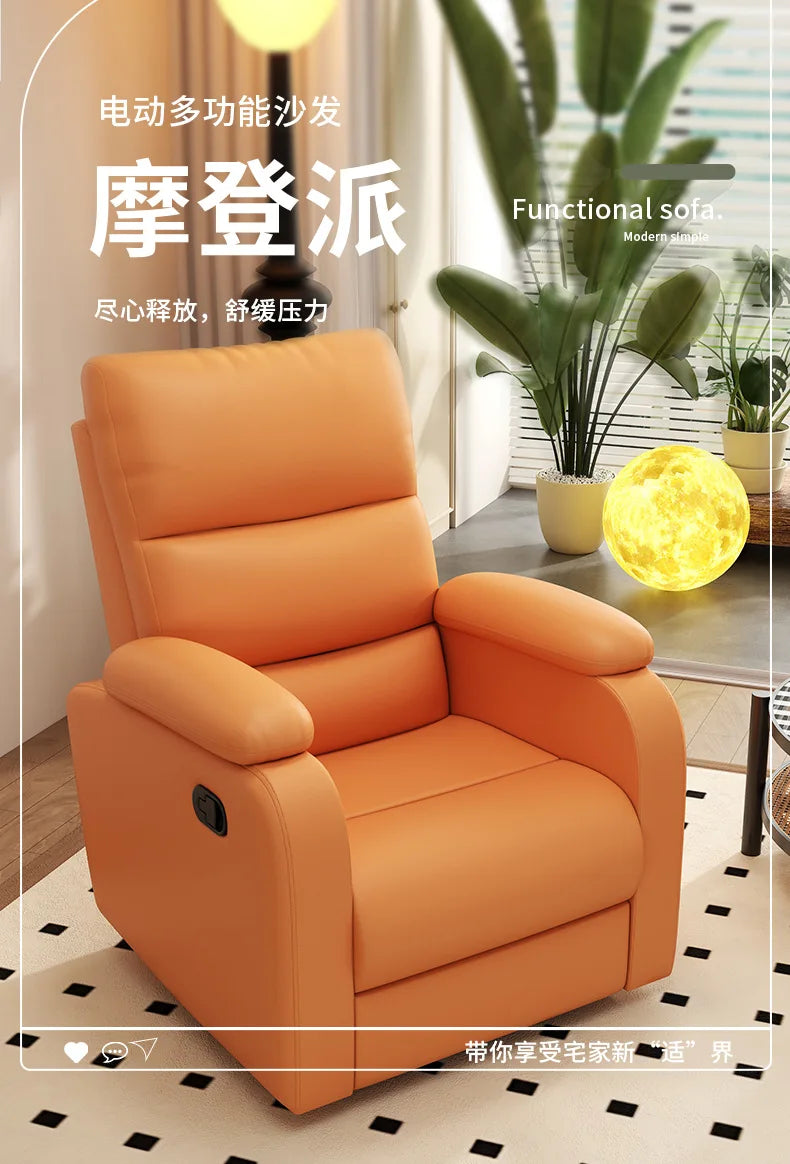 Lazy Multi-functional Sofa Beauty Salon Can Lie Flat Sofa Cabin Manicure Eyelash Shop Recliner Foot Bath Electric Sofa Chair