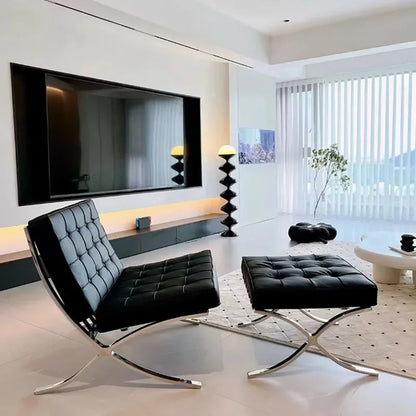 Single Sofa Chair Designer Star Same Leisure Simple High-end Luxury Leisure Chair Nordic Single Barcelona Modern Recliner Chair
