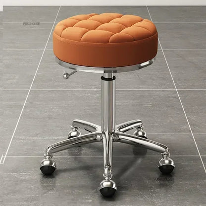 Nordic Barber Shop Barber Chairs Beauty Salon Professional Barber Chair Liftable Swivel Chair Hairdressing Chair Salon Furniture