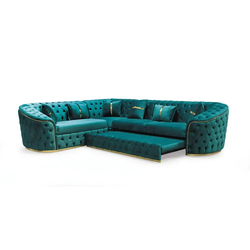 Modern Comfortable Corner Sofa Set for Living Room Home Furniture with Stylish Hall Application