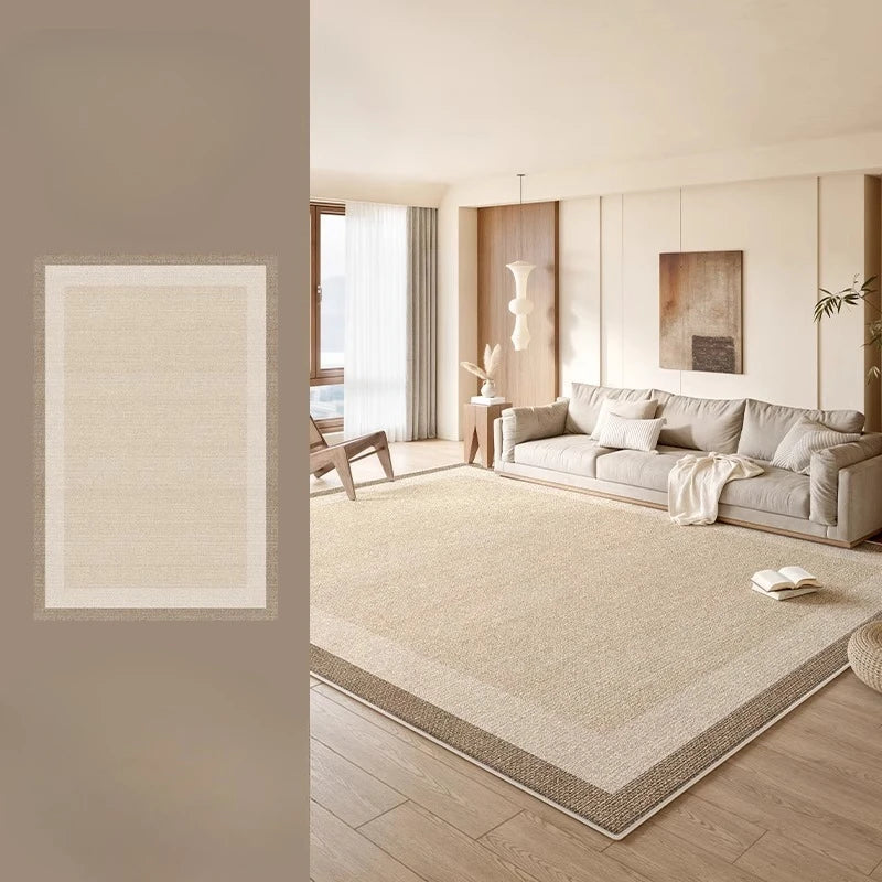 Cream Style Rugs for Bedroom Fluffy Soft Soft Rug Large Area Living Room Decoration Washable Carpet Thick Plush Lounge Floor Mat