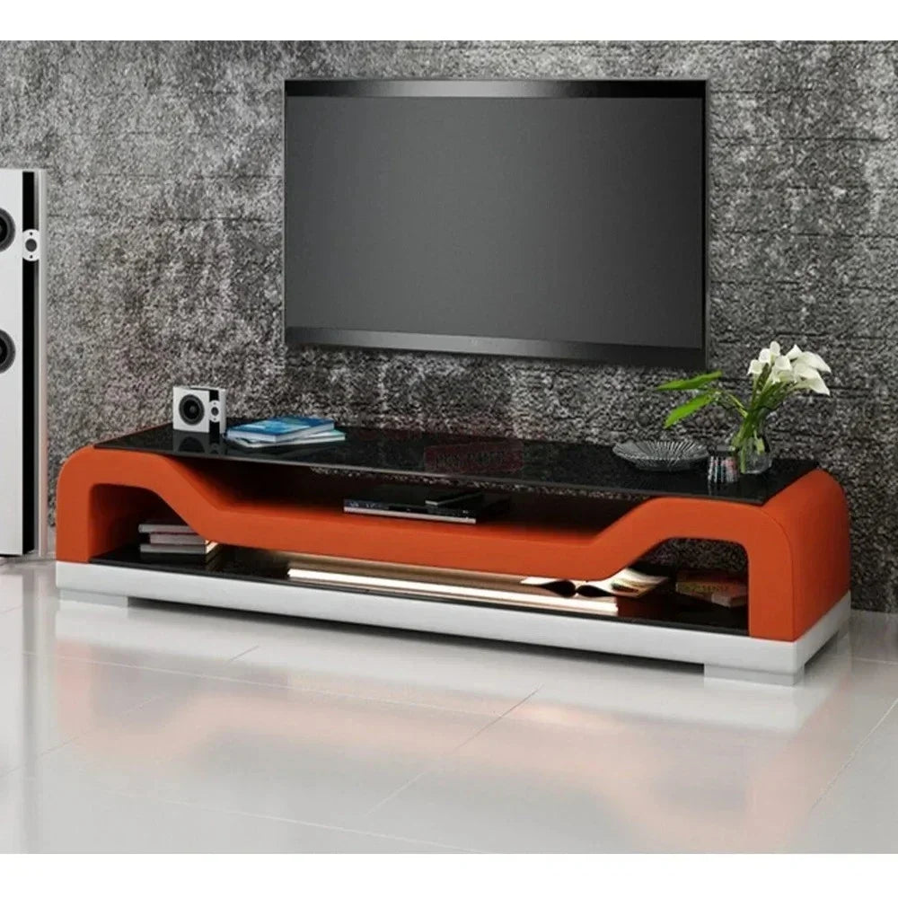 Modern LED Lighted Sofa Set with Recliner, Adjustable Headrest & Console | Luxury Leather Sectional Couch | Futuristic Furniture