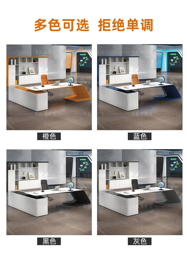 Luxury Conference Office Desk Organizer Standing Modern Customized Computer Desks Reception Cute Escritorio Oficina Furniture