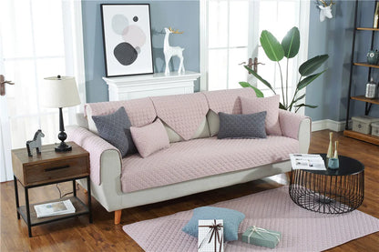 1. 2, 3, 4 Seat Sofa Covers, Sofa Covers, Plaid, Pet Dog Sofa Mats, Living Room Furniture Protective Covers