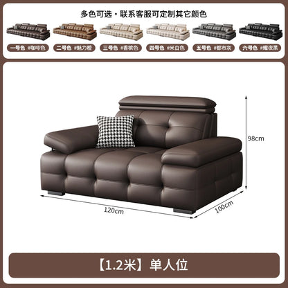 Modern Leather Living Room Sofas Couch Lazy Nordic Luxury Minimalist Living Room Sofas Lounge Designer Muebles Home Furniture