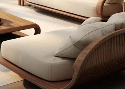 A couch Minimalistic Wooden Sofa Stools Recliners Modern 3 Seater Lazy Living Room Couch Lounge Mini China Sofas Camas Furniture