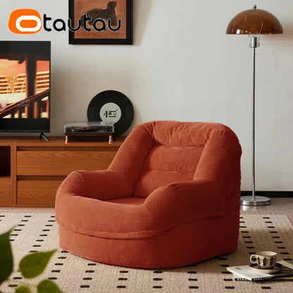 OTAUTAU Corduroy Bean Bag Cover SF325【No Filler Inside! You Need To Buy Filler By Yourself !】
