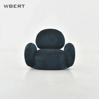 Nordic Lamb Fleece Single Sofa Chair For Home Bedroom Dining Clothing Store Beauty Salon Leisure-backrest Chair